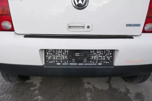 VW Lupo Stoßstange hinten Heckstoßstange Stoßfänger weiß LB9A (163780)