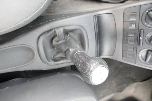 VW Lupo Polo 6N Schaltknauf Schaltsack Schaltung Schaltknüppel College schwarz (163785)