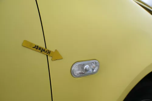 VW Polo 9N Kotflügel vorne rechts gelb LD1B bis ca.Bj.2004 - Rost (163790)