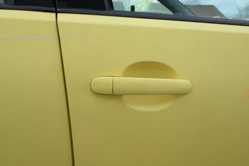 VW Polo 9N 9N3 Tür vorne rechts Beifahrertür 4/5-Türer gelb LD1B -ohne Anbauteil (163791)