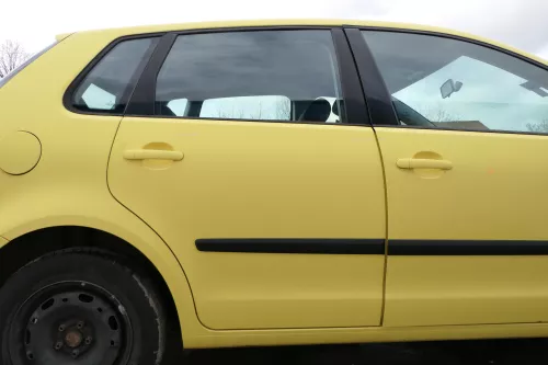 VW Polo 9N 9N3 Tür hinten rechts 4/5-Türer gelb LD1B - ohne Anbauteile
