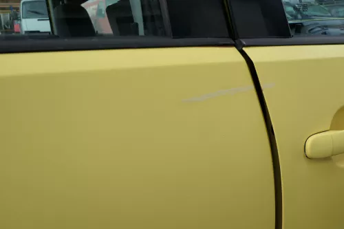 VW Polo 9N 9N3 Tür hinten rechts 4/5-Türer gelb LD1B - ohne Anbauteile (163792)