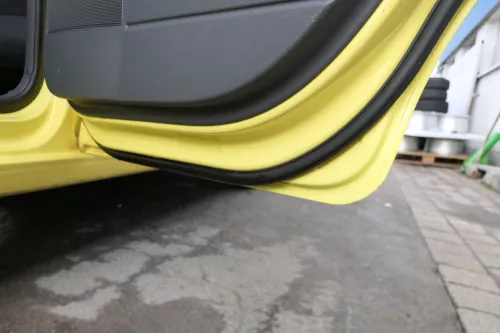 VW Polo 9N 9N3 Tür hinten rechts 4/5-Türer gelb LD1B - ohne Anbauteile (163792)