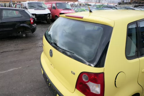 VW Polo 9N3 9N Heckklappe Kofferraumklappe Klappe gelb LD1B ohne Anbauteile (163798)