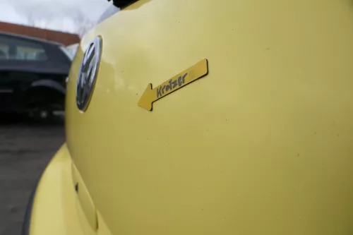 VW Polo 9N3 9N Heckklappe Kofferraumklappe Klappe gelb LD1B ohne Anbauteile (163798)