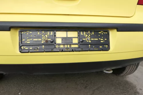VW Polo 9N 9N3 Stoßstange Heckstoßstange hinten gelb LD1B (163799)