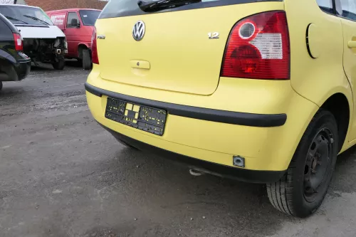 VW Polo 9N 9N3 Stoßstange Heckstoßstange hinten gelb LD1B (163799)