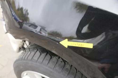 Seat Ibiza 6J Kotflügel vorne links schwarz LC9Z 6J0821021A (163833)