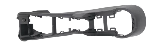 Ibiza 6J Mitteltunnel Verkleidung Mittelkonsole Abdeckung karbon schwarz (163853)