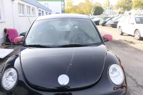 VW New Beetle 9C Motorhaube Klappe vorne schwarz L041 (163930)