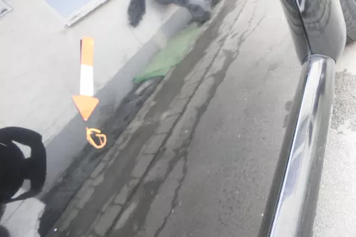 VW New Beetle 1C 9C Tür vorne rechts Beifahrertür schwarz L041 - OHNE Anbauteile (163948)