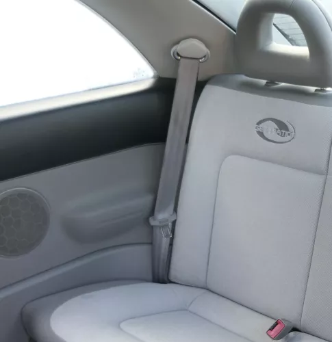 VW New Beetle Gurt hinten links grau