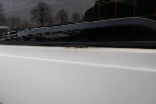 VW T4 Transporter Heckklappe Klappe hinten Kofferraumklappe weiß R902 (164079)