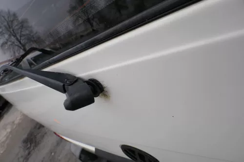 VW T4 Transporter Heckklappe Klappe hinten Kofferraumklappe weiß R902 (164079)