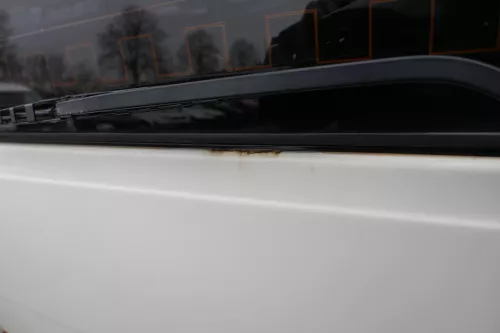 VW T4 Transporter Heckklappe Klappe hinten Kofferraumklappe weiß R902 (164079)