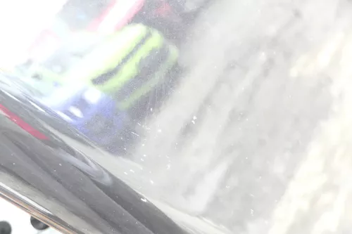 VW Touareg 7L Motorhaube Klappe Frontklappe vorn vorne schwarz LC9Z - MÄNGEL (164142)