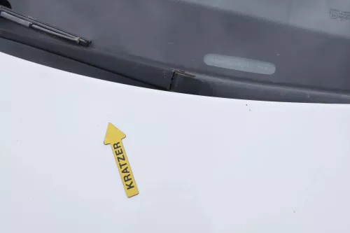 Skoda Fabia 6Y Motorhaube Klappe vorne weiß LF9E mit Grill vorn (164153)