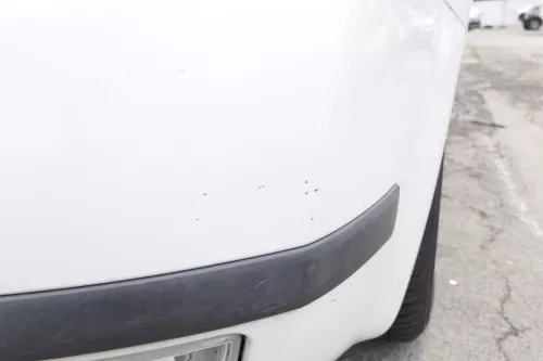 Skoda Fabia 6Y Stoßstange Stoßfänger vorne weiß LF9E 2000-2004 (164154)