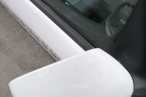 Skoda Fabia 6Y elektrisch Spiegel Außenspiegel rechts mit Glas weiß LF9E (164164)