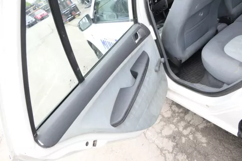 4 x Fabia 6Y Kombi Combi Türverkleidung Verkleidung Tür vorne links hinten blau (164165)