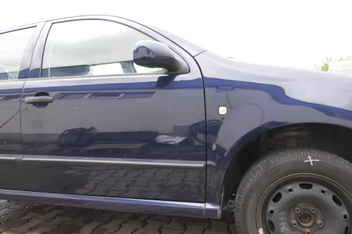 Skod Fabia 6Y Kombi Limousine Tür vorne rechts Beifahrertür blau LF5U ohne Anbau