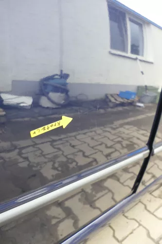 Skoda Fabia 6Y Limousine Schrägheck Tür hinten rechts blau LF5U (164190)