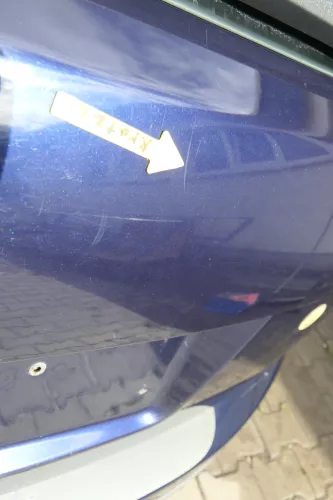 Skoda Fabia 6Y6 Schrägheck Heckklappe Kofferraumklappe hinten blau LF5U (164192)