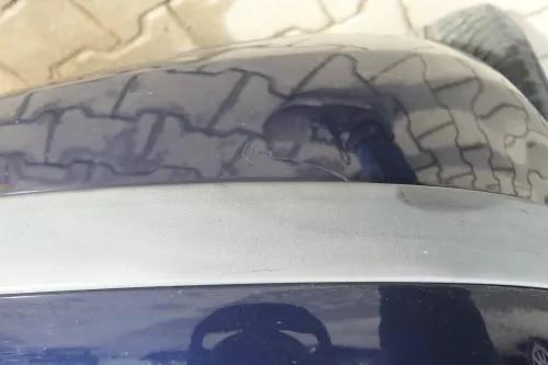 Skoda Fabia 6Y Schrägheck Stoßstange hinten Heckstoßstange blau LF5U (164193)