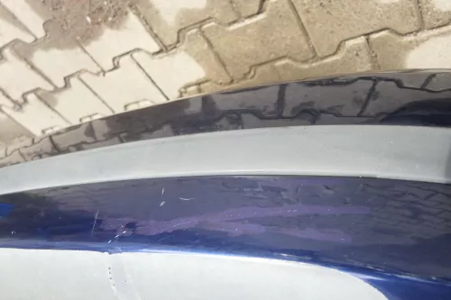 Skoda Fabia 6Y Schrägheck Stoßstange hinten Heckstoßstange blau LF5U (164193)