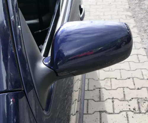 Skoda Fabia 6Y elektrisch Spiegel Außenspiegel links mit Glas blau LF5U (164196)