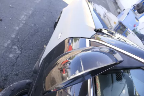 Audi A6 4B Spiegel Außenspiegel links elektrisch schwarz LZ9W mit GLAS (164212)