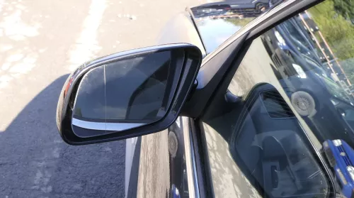 Audi A6 4B Spiegel Außenspiegel links elektrisch schwarz LZ9W mit GLAS