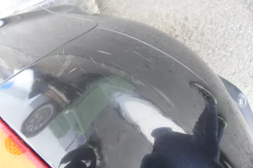 Audi A6 4B Kombi Avant Stoßstange hinten Heckstoßstange schwarz LZ9W - PDC (164228)