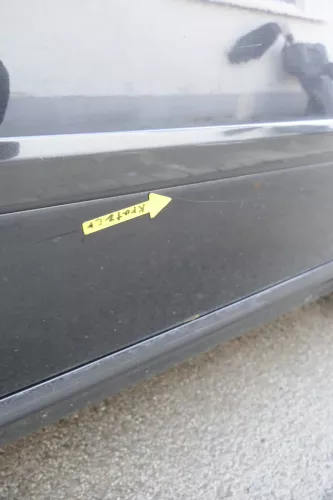 Audi A6 4B C5 Tür nur Türblatt vorne rechts Beifahrertür schwarz LZ9W (164229)