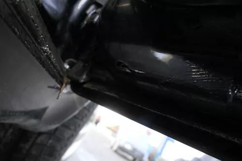 Audi A6 4B C5 Tür nur Türblatt vorne rechts Beifahrertür schwarz LZ9W (164229)