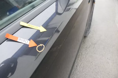 Audi A4 B6 8E nur Türblatt vorne rechts Beifahrertür schwarz LZ9W Kombi+Limo Tür (164233)