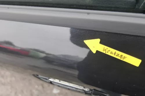 Audi A4 B6 8E nur Türblatt Tür vorne links Fahrertür schwarz LZ9W Kombi+Limo (164241)