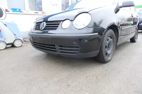 VW Polo 9N Stoßstange Frontstoßstange vorne schwarz L041 black (164267)