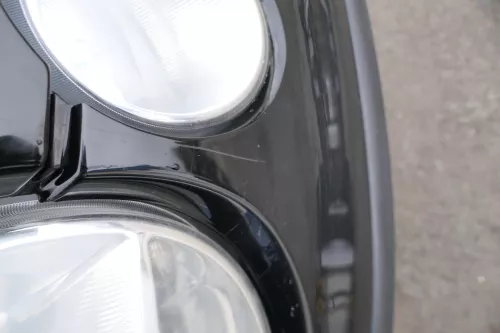 VW Polo 9N Stoßstange Frontstoßstange vorne schwarz L041 black (164267)