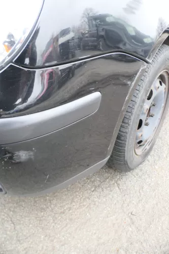 VW Polo 9N Stoßstange Frontstoßstange vorne schwarz L041 black