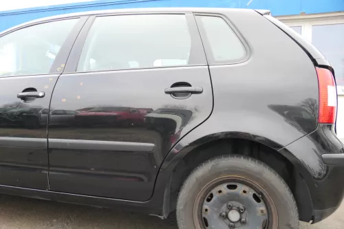 VW Polo 9N 9N3 Tür hinten links 4/5-Türer schwarz L041 - ohne Anbauteile