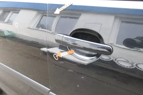 VW Polo 9N 9N3 Tür vorne rechts Beifahrertür 4/5-Türer schwarz L041 ohneAnbautei (164272)