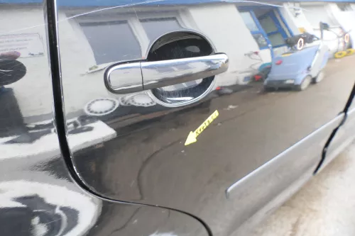 VW Polo 9N 9N3 Tür hinten rechts 4/5-Türer schwarz L041 - ohne Anbauteile (164273)