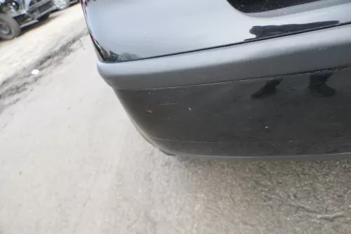 VW Polo 9N 9N3 Stoßstange hinten Heckstoßstange Stoßfänger schwarz L041 (164276)