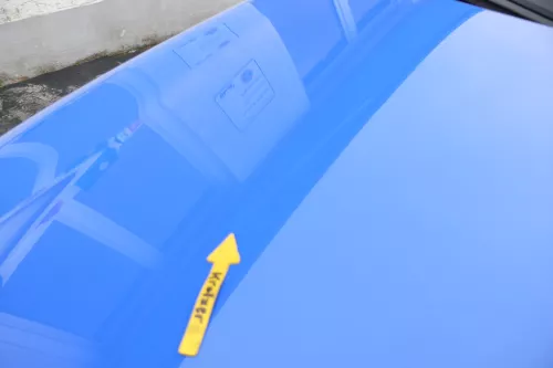 VW Polo 9N Motorhaube Klappe Haube vorne blau LA5F uni bis ca. Bj. 2004 (164289)