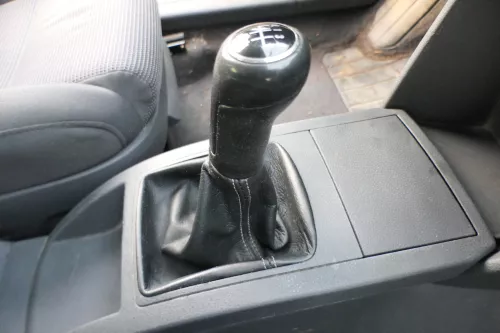 VW Polo 9N 9N3 Schaltknauf Schaltsack Schaltung Schaltknüppel Leder Kunstleder