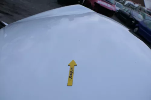VW Lupo Motorhaube KLappe vorne weiß LB9A (164397)