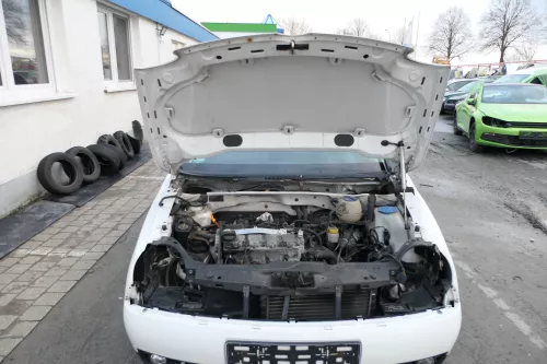 VW Lupo Motorhaube KLappe vorne weiß LB9A (164397)