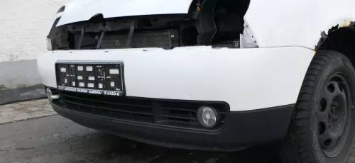 VW Lupo 6x Stoßstange vorne Frontstoßstange Stoßfänger weiß LB9A (164399)