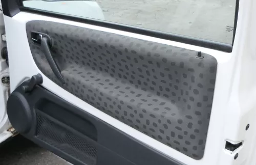 VW Lupo Arosa Türverkleidung Verkleidung Tür vorne rechts oben off-black (164407)